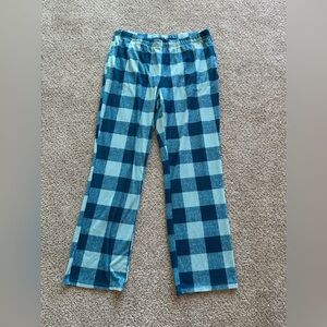 Eddie Bauer Sleepwear  Pajama Pants Women’s Large Blue Fleece